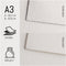 int!rend Aquarellpapier A3 300g - 20 Blatt Aquarellblock inkl. Wassertankpinsel, 2 Pinsel & Bleistift - Malblock Papier für Aquarell Zeichnen Malen