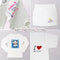 int!rend Textilmarker 25er Set I 20 Bunte, waschmaschinenfeste Stoffmalstifte + 5 Schablonen