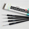 int!rend Detail Pinsel Set, 4 feine Haarpinsel, optimales Pinselset für Aquarell, Acryl, Öl Farben, Modellbau, Warhammer 40k, Nägel, Malen nach Zahlen - Künstler Paint Brush