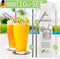int!rend Premium Edelstahl Strohhalme 10er Set - plastikfrei - umweltfreundliche, nachhaltige hochwertige Metall Trinkhalme, wiederverwendbar - Cocktail, Smoothie, Saft, Milchshake