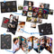 int!rend XXL Geschenkbox Explosionsbox - Mit 5 Fotokarten & 9 Vorlagen + 5 Schablonen + 3 Markern + Stickern & Schleife - Überraschungsbox Geburtstag Fotobox zum selbstgestalten
