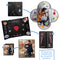 int!rend Geschenkbox Explosionsbox - Inkl. 12 Fotokarten + 5 Themen Schablonen + 3 Markern + Stickern & Schleife - Überraschungsbox zum Geburtstag Fotobox zum selbstgestalten
