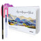 int!rend Aquarellpapier A5 300 g - 40 Seiten Aquarellblock inkl. Wassertankpinsel & Bleistift - Professionelles Watercolor Paper Aquarell & Gouache Mal Block