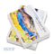 int!rend Aquarellpapier A6 300g - 60 Blatt Aquarellblock inkl. Wassertankpinsel - Papierblock für Aquarell Zeichnen Malen im Postkartenformat