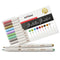 int!rend ultradünne Metallic Marker I 10 Handlettering Stifte Set mit feiner Spitze für DIY Fotoalbum , Scrapbooking, schwarzes u. weißes Papier - Stift zum Holz, Plastik und Steine Bemalen