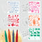 int!rend Dual Tip Brush Pen Set - 36 Farben Pinselstifte + 5 Schablonen - Bullet Journal Dicke und dünne Stifte - Filzstifte Art Marker Set für Erwachsene und Kinder