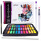 Int!rend Aquarellfarben Set - Ungiftig & Säurefrei - 36 Aquarell Farben + 1 Nylonpinsel + 2 Wassertankpinsel + 15 Blätter Aquarellpapier + 1 Bleistift