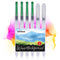 int!rend Premium Wassertankpinsel 6er Set nachfüllbar, Wassertank Stift für Aquarell, Wasserfarben Pinselstifte für Malen, Bullet Journal, Kalligraphie, Handlettering