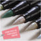int!rend Premium Metallic Marker Set | 10 Metallic Stifte mit feiner Spitze, 5 Schablonen, DIY Fotoalbum Metallic Marker pen, Scrapbooking, schwarzes u. weißes Papier, Bemalen von Steinen, Holz, Glas